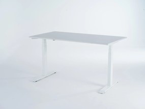 Viva Smart 2.0, Birou reglabil electric cu două motoare electrice - Standard - 1360x680x18 - Gri - Alb