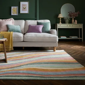 Covor țesut manual din lână 120x170 cm Abstract Flow – Flair Rugs