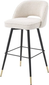 Set de 2 scaune de bar design modern Cliff, crem 114648 HZ