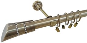 Galerie simpla DIVA - 25mm - aur antic (Alege marime: 280 cm)