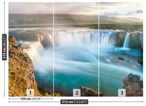 Fototapet Cascada Goðafoss