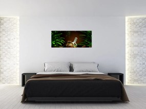 Tablou cu obiectele spa (120x50 cm)