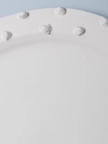 Farfurie alba din ceramica, D43cm Dante