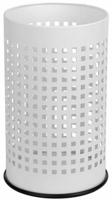 Alda Coș de gunoi Officer perforat 18 l, alb, 18 l