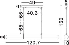Lustra LED suspendata design decorativ GLOREE