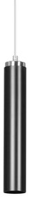 Pendul modern cu spot stil minimalist LUNA 1 negru