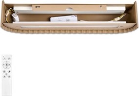 Brilagi - Aplică LED de perete dimabilă FALCON MODERN LED/14W/230V 40 cm bej +cu telecomandă