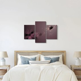 Tablou - Floare și fluture (90x60 cm)