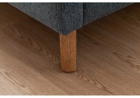 Pat matrimonial verde/albastru tapițat cu spațiu de depozitare cu somieră 180x200 cm Frieda – Meise Möbel