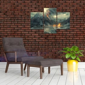 Tablou - Erupție vulcanică (90x60 cm)