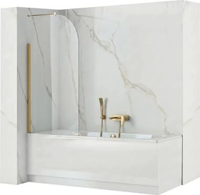 Paravan de cada fix Rea Travis auriu periat 80x140 cm