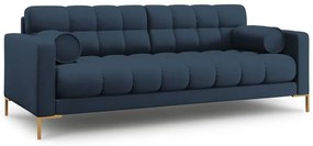 Canapea Bali 3 locuri stofa/picioare gold L177 cm
