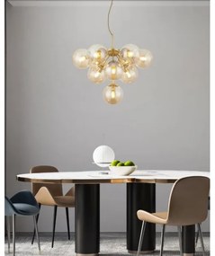 Lustră pe cablu AGAPE 10xE14/28W/230V auriu Redo 01-2940