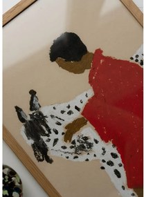 Poster 30x40 cm Spotted Horse – Isabelle Vandeplassche – The Poster Club