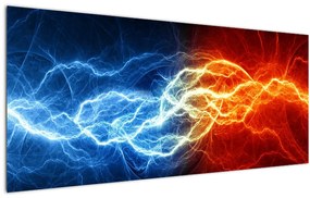 Tablou cu tensiunea de curent (120x50 cm)