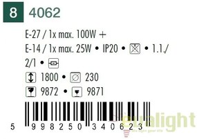 Lampadar, lampa de podea, Action 4062 RX