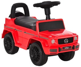 HOMCOM Mașină Ride-on pentru Copii 12-36 Luni Împingere Mercedes-Benz G350 Roșie | Aosom Romania