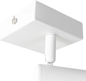 Spot inteligent alb reglabil pătrat, inclusiv Wifi GU10 50mm - Jeana