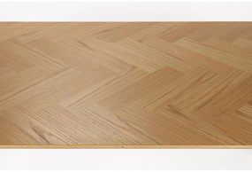 Masă de dining cu aspect de lemn de stejar 80x160 cm Fabio – White Label