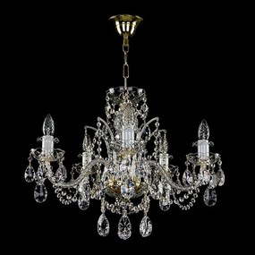 Candelabru elegant cu 5 brate Cristal Bohemia Exclusive ALMA V. CE