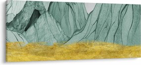 Tablou - Munții Smarald N⁰1 (120x50 cm)