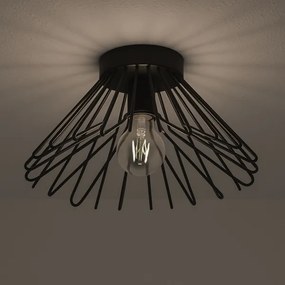 Plafonieră ONLI DUCCIO 1xE27/22W/230V d. 30 cm negru