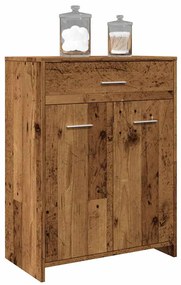 vidaXL Dulap de baie, lemn vechi, 60x33x80 cm, lemn prelucrat