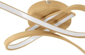 Eglo 901103 - Plafonieră LED SELVINA, 20,5 W, 230 V, maro