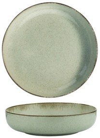 Set veselă 24 piese din porțelan Kütahya Porselen Pearl, verde