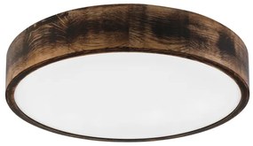 Brilagi - Plafonieră LED CARVALHO SMOKEY 36W/230V, stejar, Ø 47,5 cm