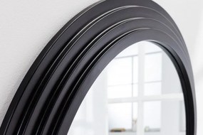 Oglinda de perete decorativa Art Deco 160cm, negru