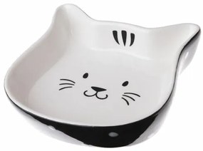 Castron ceramic Little Cat, negru