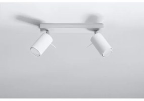 Lampă spot RING 2 2xGU10/40W/230V alb