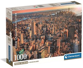 Orașe City Puzzle New York de 1000 de piese Clementoni