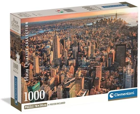 Orașe City Puzzle New York de 1000 de piese Clementoni