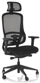 Scaun de birou Fiero, negru