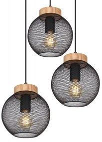 Lustră pe cablu PABLO 3xE27/60W/230V Globo 15663-3H