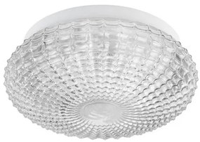 Plafoniera baie moderna Ã30cm IP44 Clam sticla clara NVL-9738255