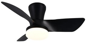 Plafonieră neagră LED Randers – Trio