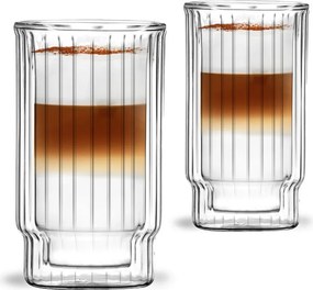 Set 2 pahare cu pereți dubli Vialli Design, 300 ml