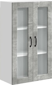 vidaXL Dulap de bucătărie Gri din beton 60 x 31 x 100 cm Lemn compozit