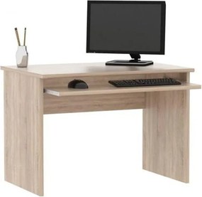 Masa birou JOHAN NEW 02, stejar sonoma, DTD laminat, 100x68x74 cm