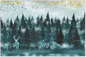 Tablou - Animale din pădure (90x60 cm)