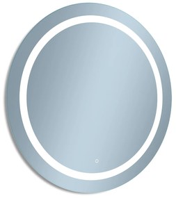 Venti Ring oglindă 60x60 cm rotund cu iluminare argint 5907722357922