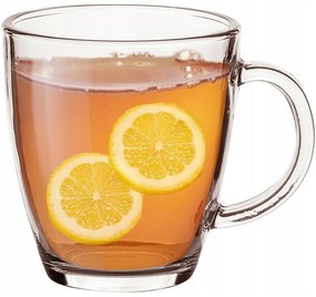 Set de căni din sticlă Florina Herbal, 365 ml, 6buc