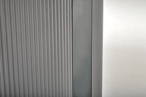 Masa extensibila Dancan marmura alba/gri - L160-220 cm
