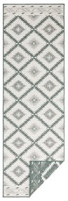 Covor adecvat pentru exterior NORTHRUGS Malibu, 250 x 80 cm, verde-crem