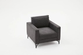Fotoliu Berlin - Anthracite, Black