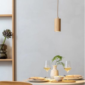 Pendul cu Spot din bambus natur Java