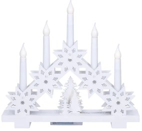 Brilagi - Suport pentru lumânări de Crăciun cu LED, 5xLED/2xAA